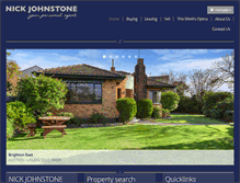 Tablet Screenshot of nickjohnstone.com.au